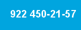 922 450-21-57